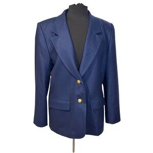 Vintage Pendleton 100% Virgin Wool Blazer – Made in USA – Size 14